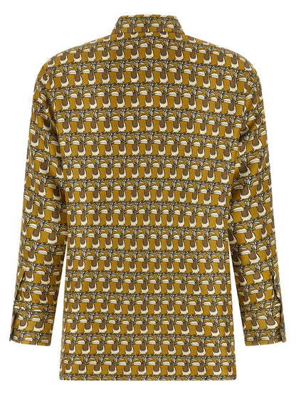 Blusa de seda multicolor Max Mara