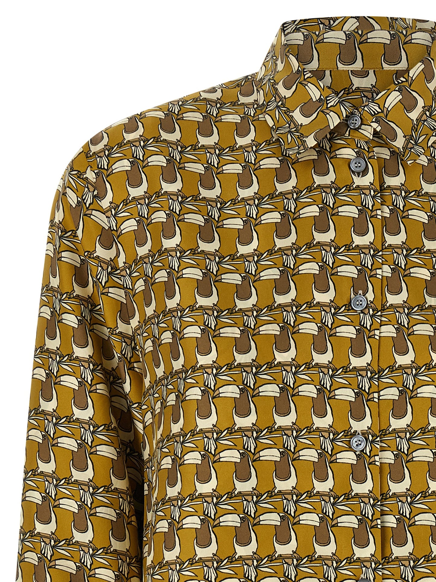 Blusa de seda multicolor Max Mara