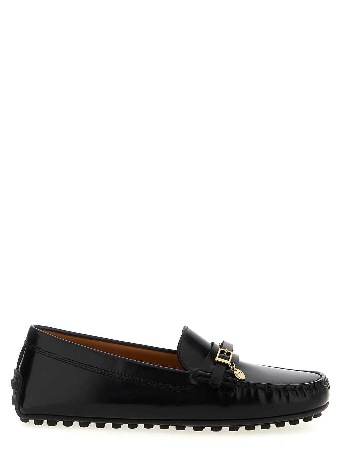 Mocasines Tod'S De Piel De Becerro Negro Slip On City