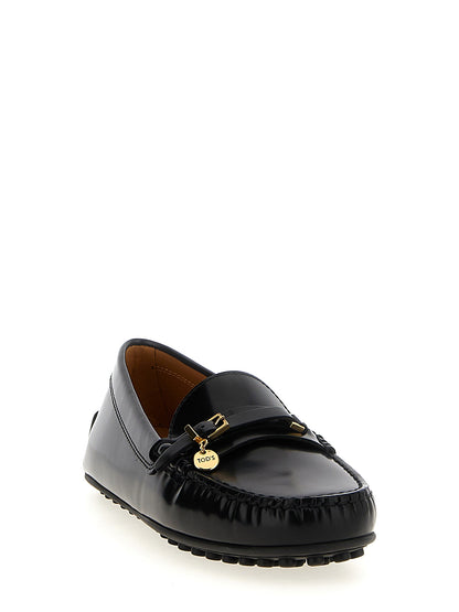 Mocasines Tod'S De Piel De Becerro Negro Slip On City