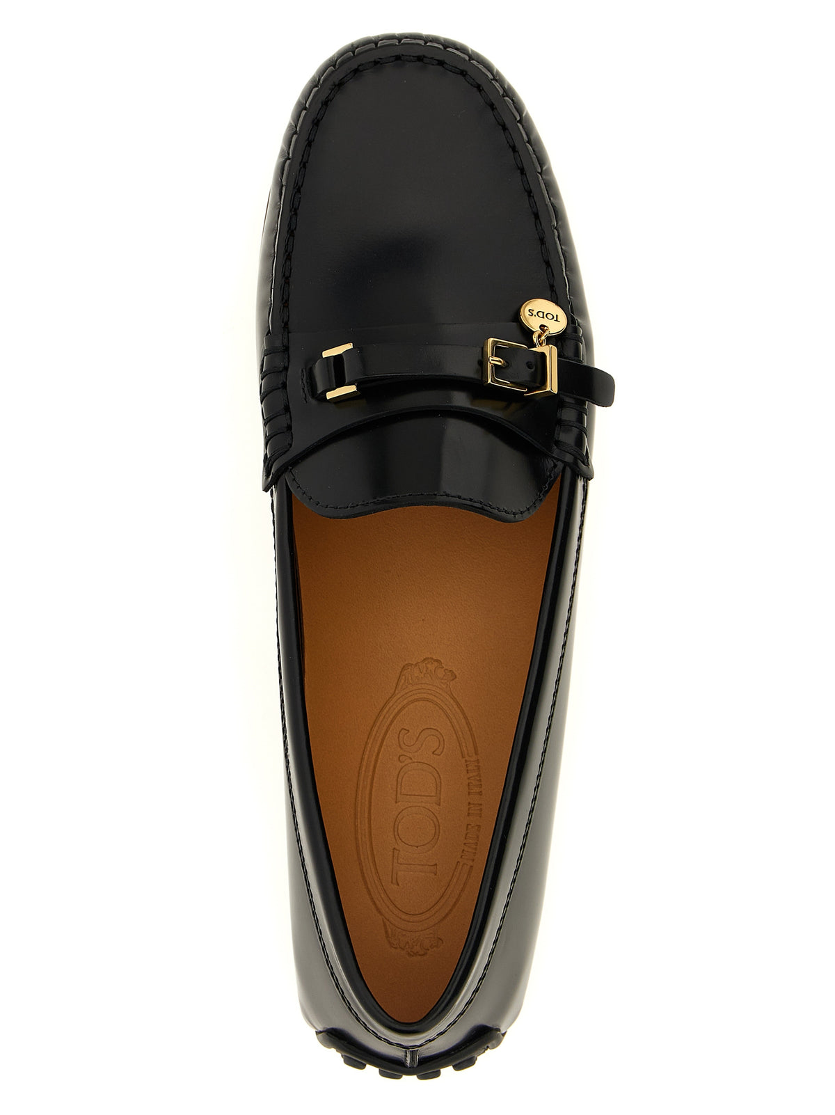 Mocasines Tod'S De Piel De Becerro Negro Slip On City