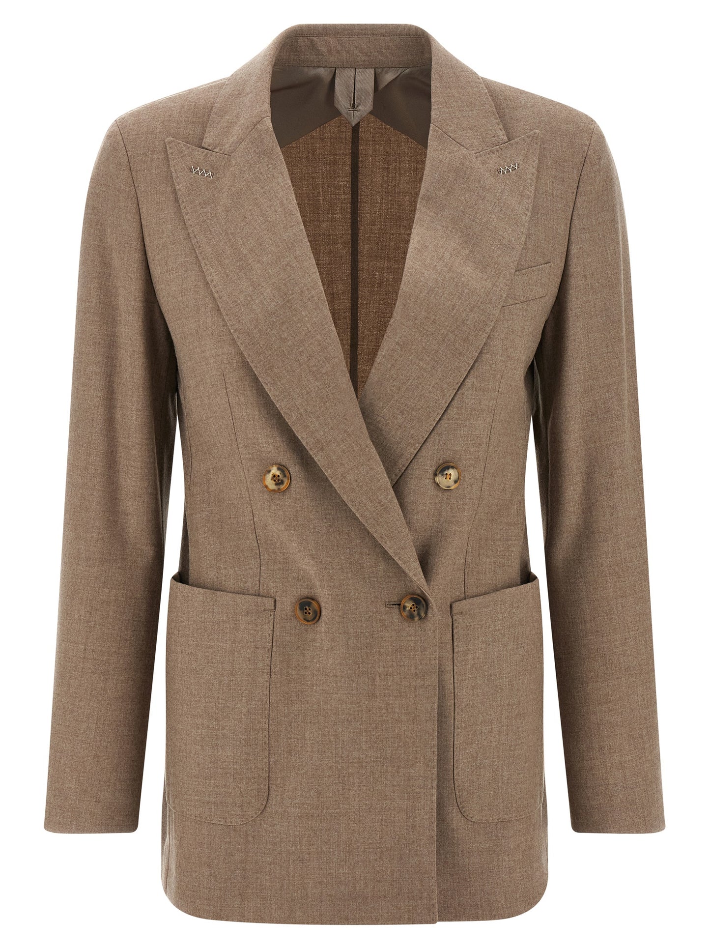 Blazer de cachemira beige Max Mara