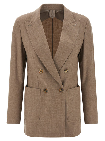 Blazer de cachemira beige Max Mara