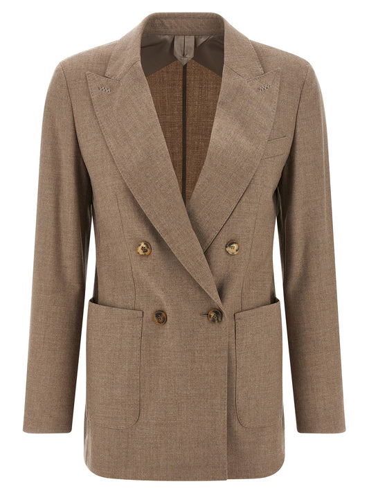 Blazer de cachemira beige Max Mara