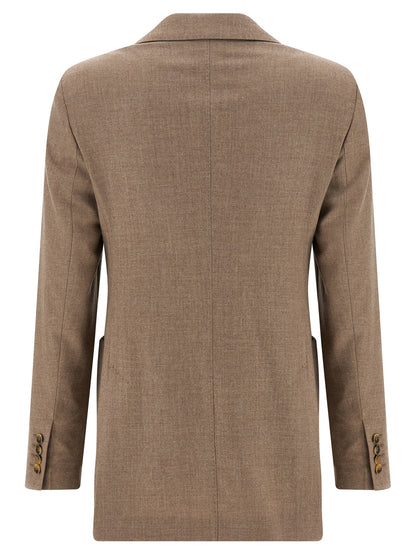 Blazer de cachemira beige Max Mara