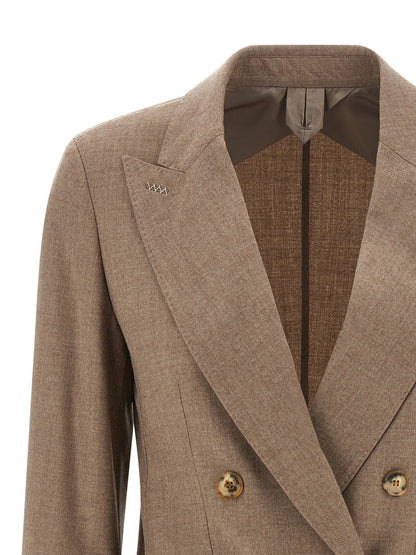 Blazer de cachemira beige Max Mara