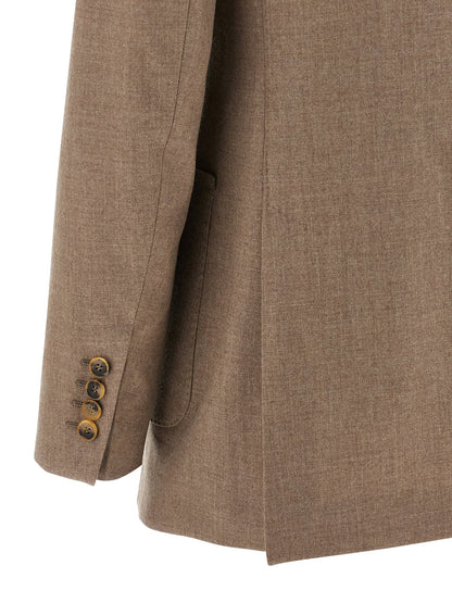 Blazer de cachemira beige Max Mara