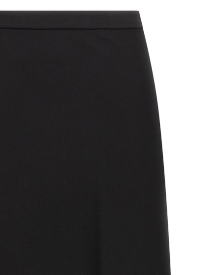 Minifalda Max Mara negra de viscosa