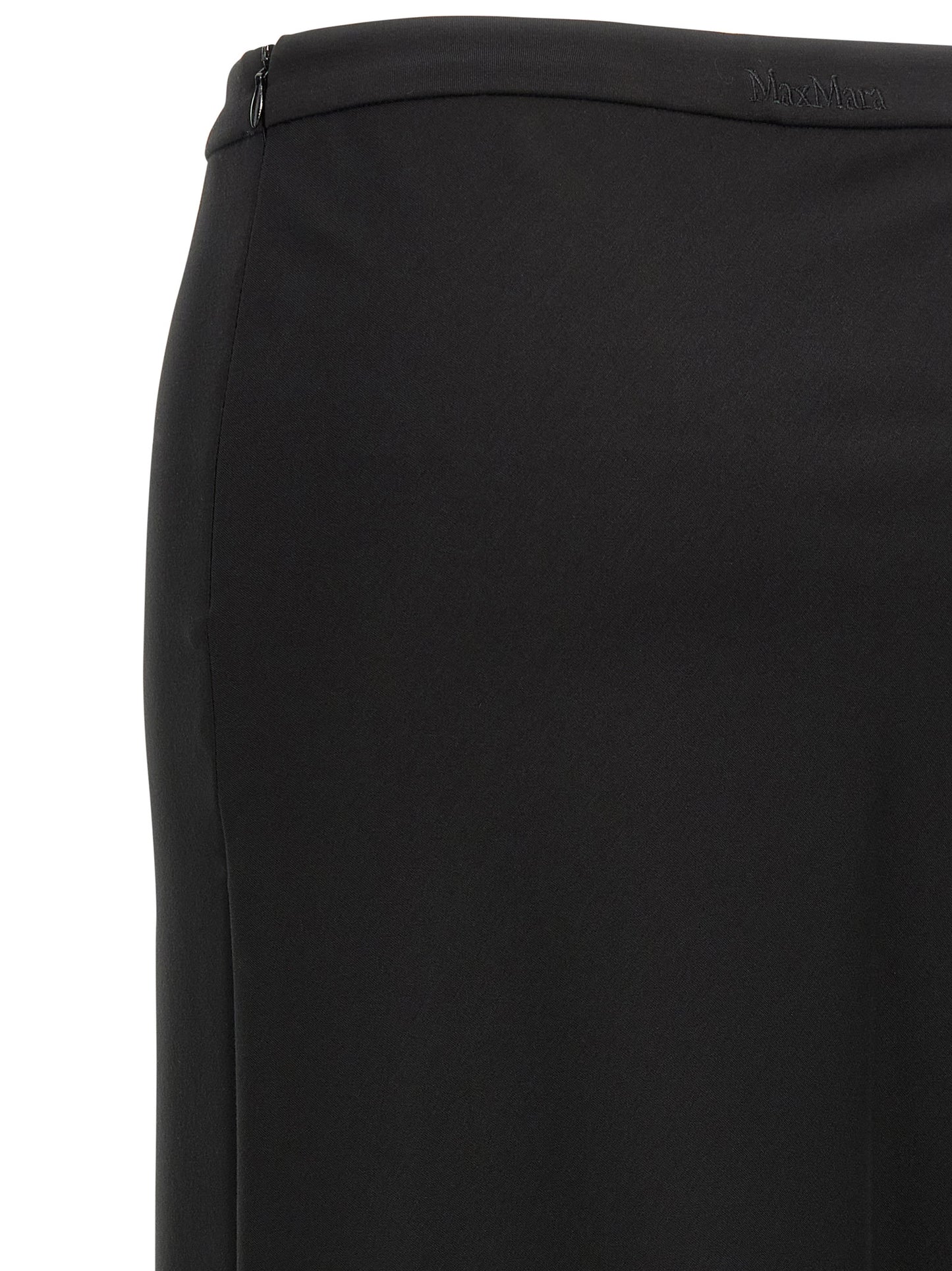 Minifalda Max Mara negra de viscosa