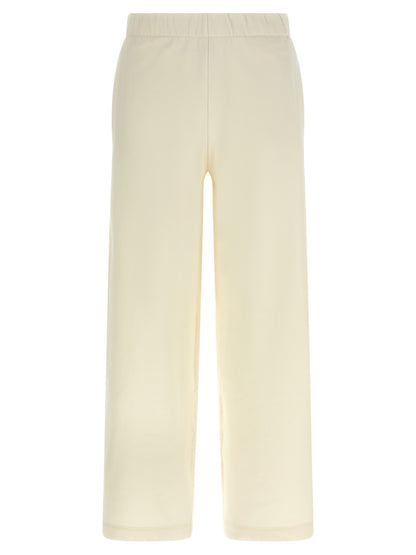 Pantalones casuales de seda blanca Max Mara