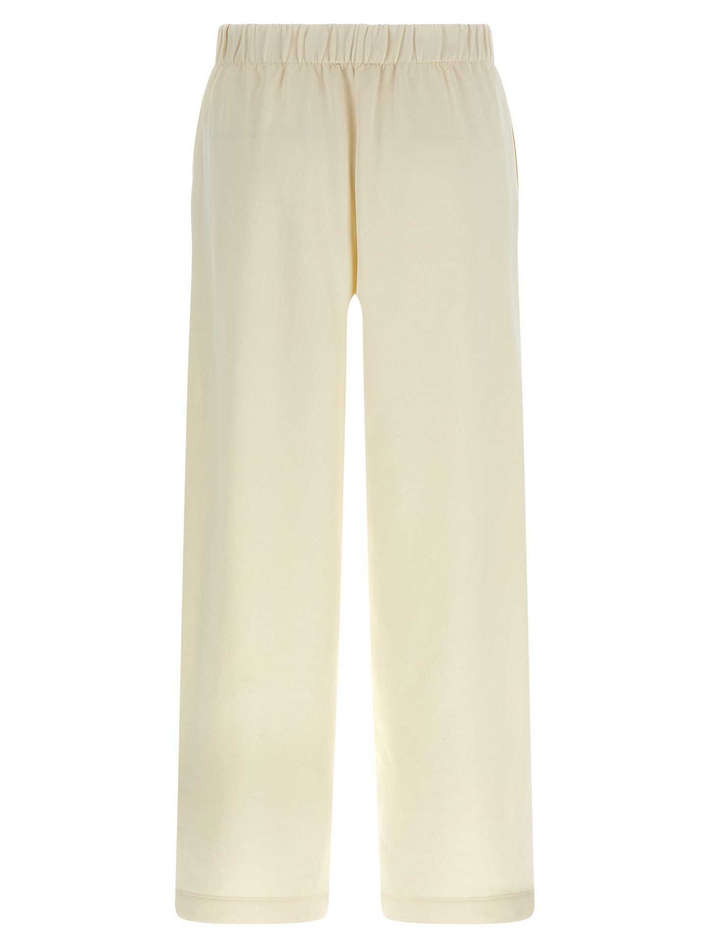 Pantalones casuales de seda blanca Max Mara