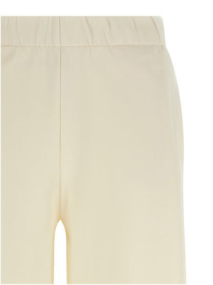 Pantalones casuales de seda blanca Max Mara