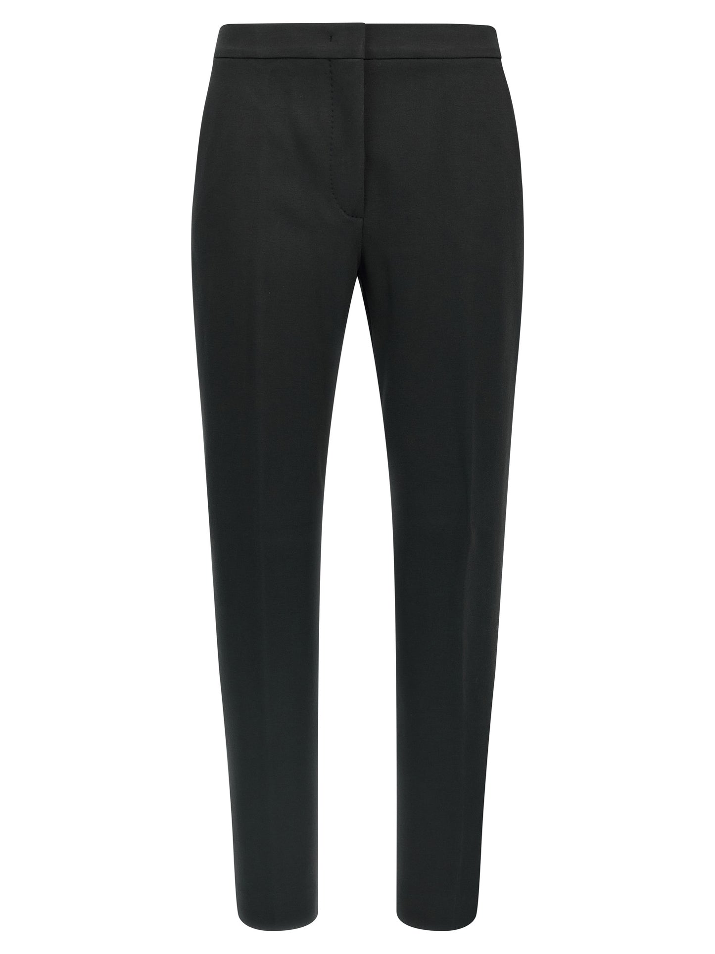 Pantalones casuales Max Mara de viscosa negra
