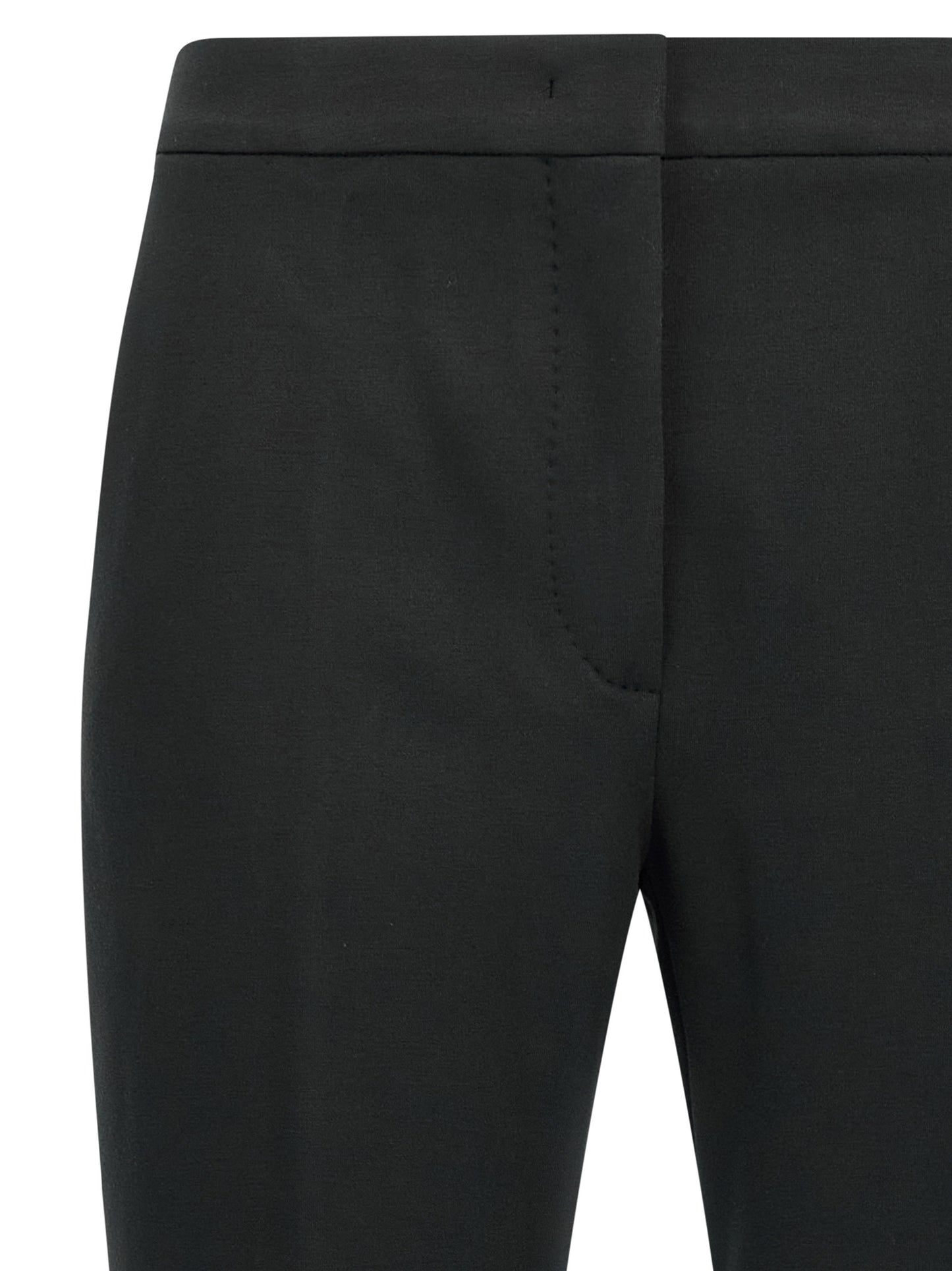 Pantalones casuales Max Mara de viscosa negra