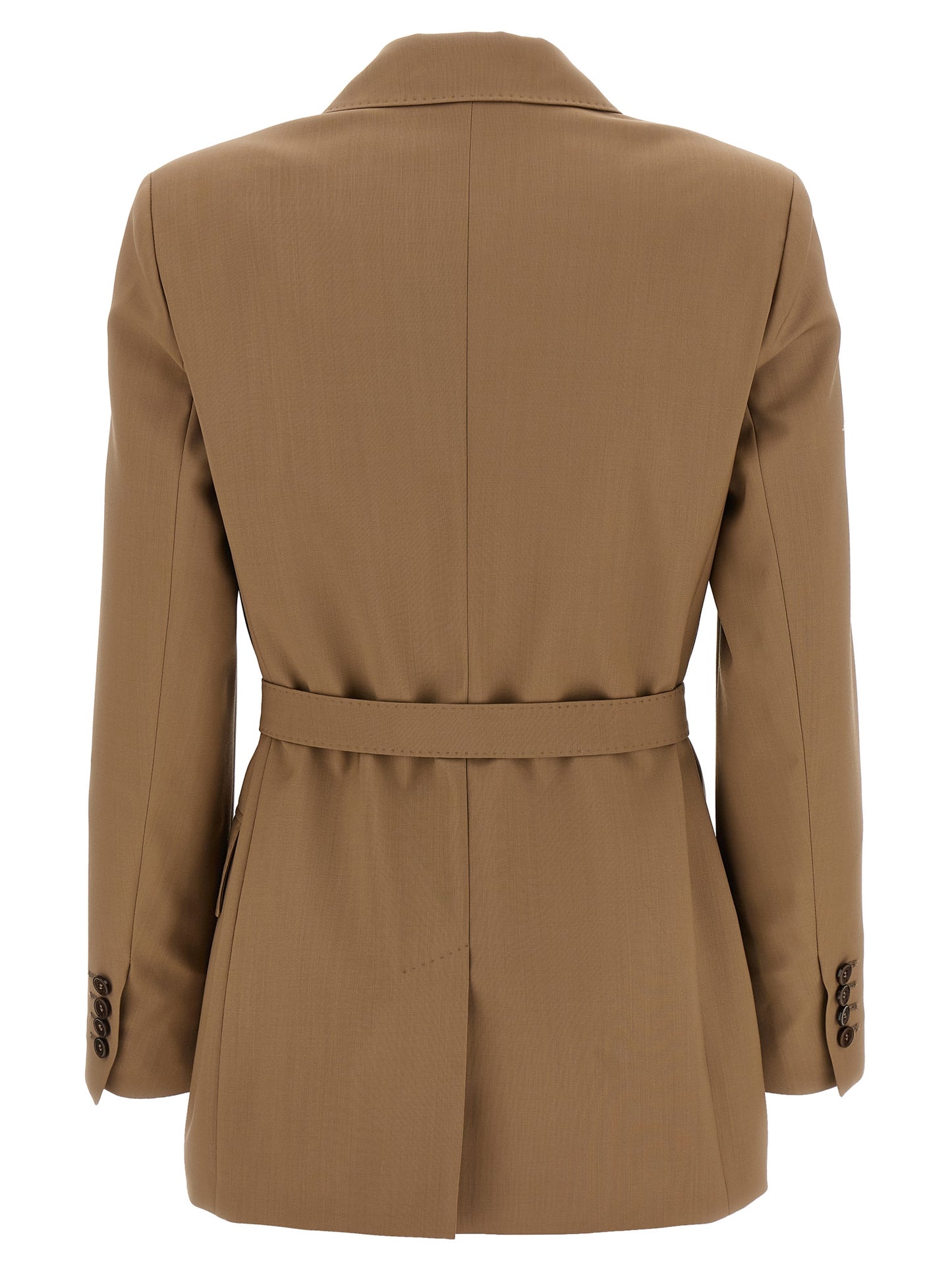Blazer Max Mara de lana virgen marrón