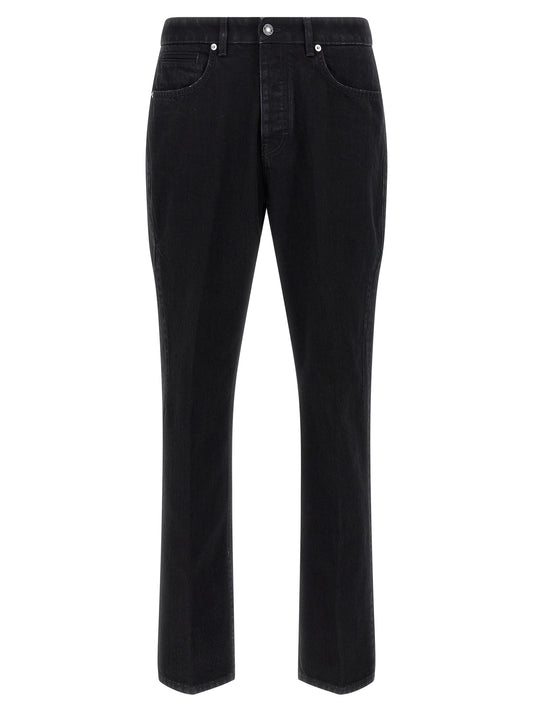 Jeans Givenchy de algodón negro de pernera recta