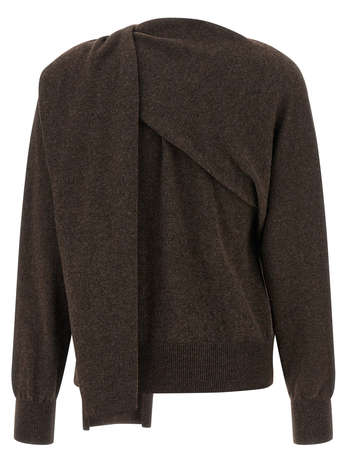 Cardigan Ferragamo en cachemire marron