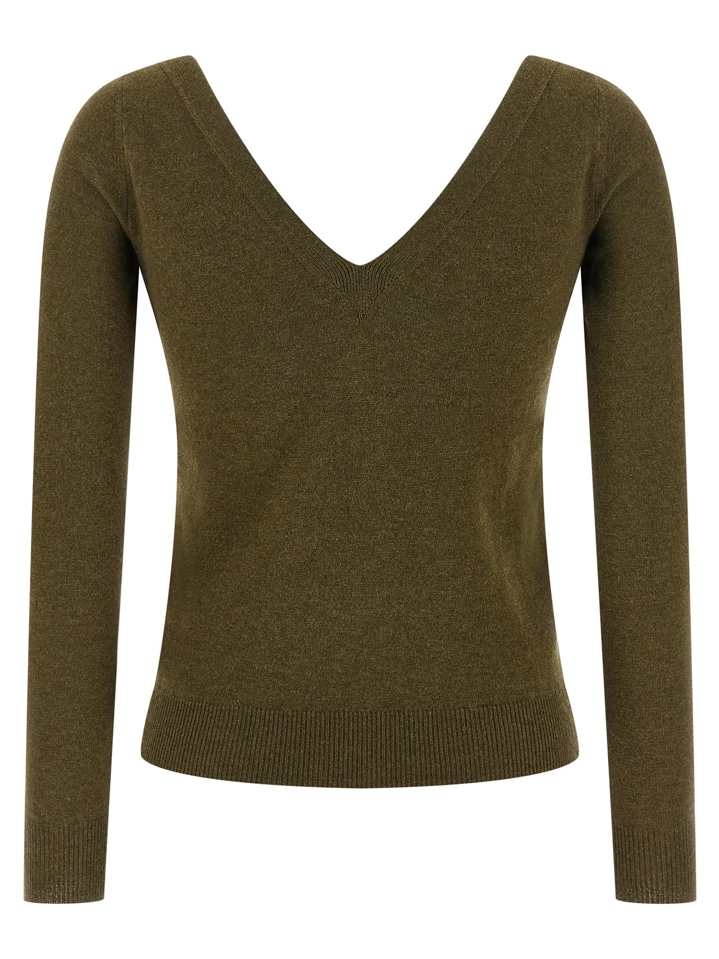 Cardigan bicolore en cachemire Saint Laurent Fabrication italienne