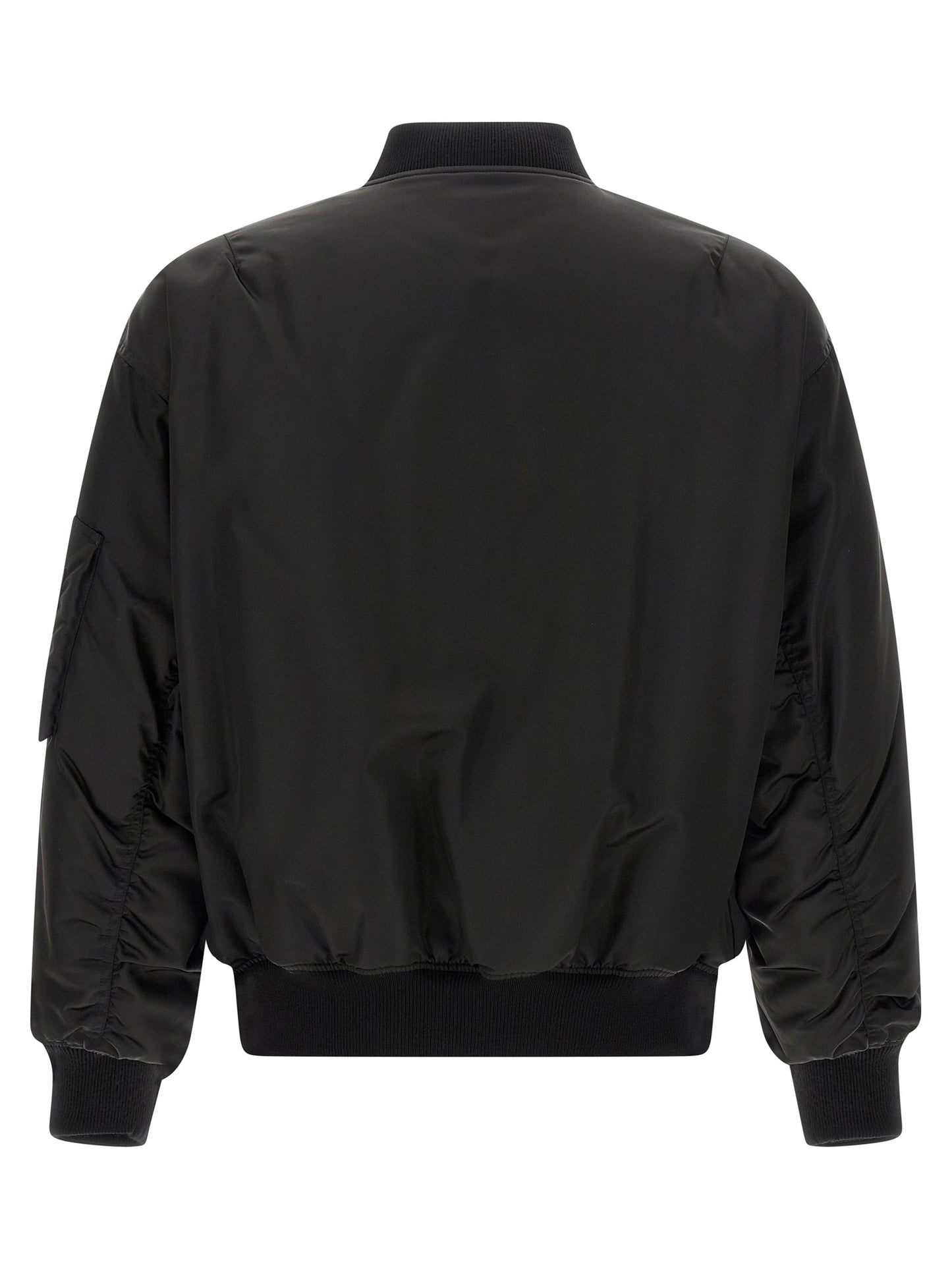 Chaqueta De Estilo Bomber Saint Laurent En Poliamida Negra