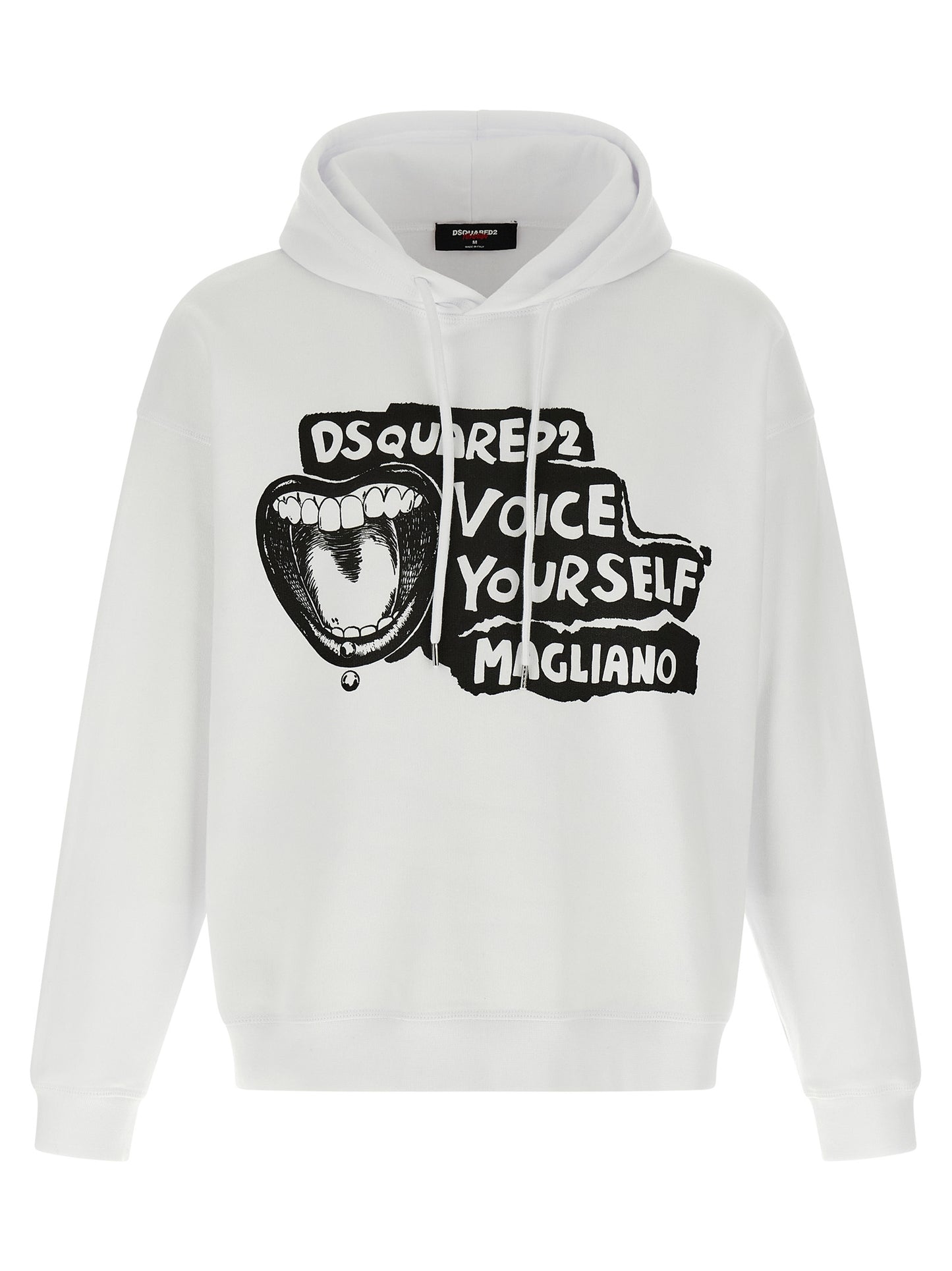 Sudadera Dsquared² de algodón bicolor