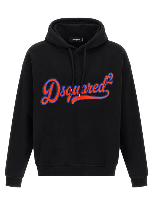Sudadera Dsquared² de algodón negra