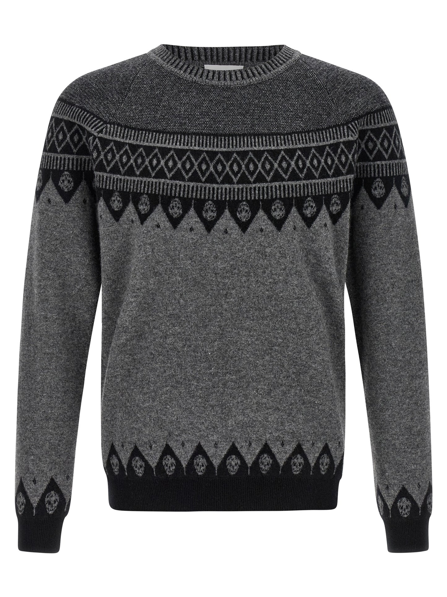 Cárdigan Alexander McQueen de Lana Gris