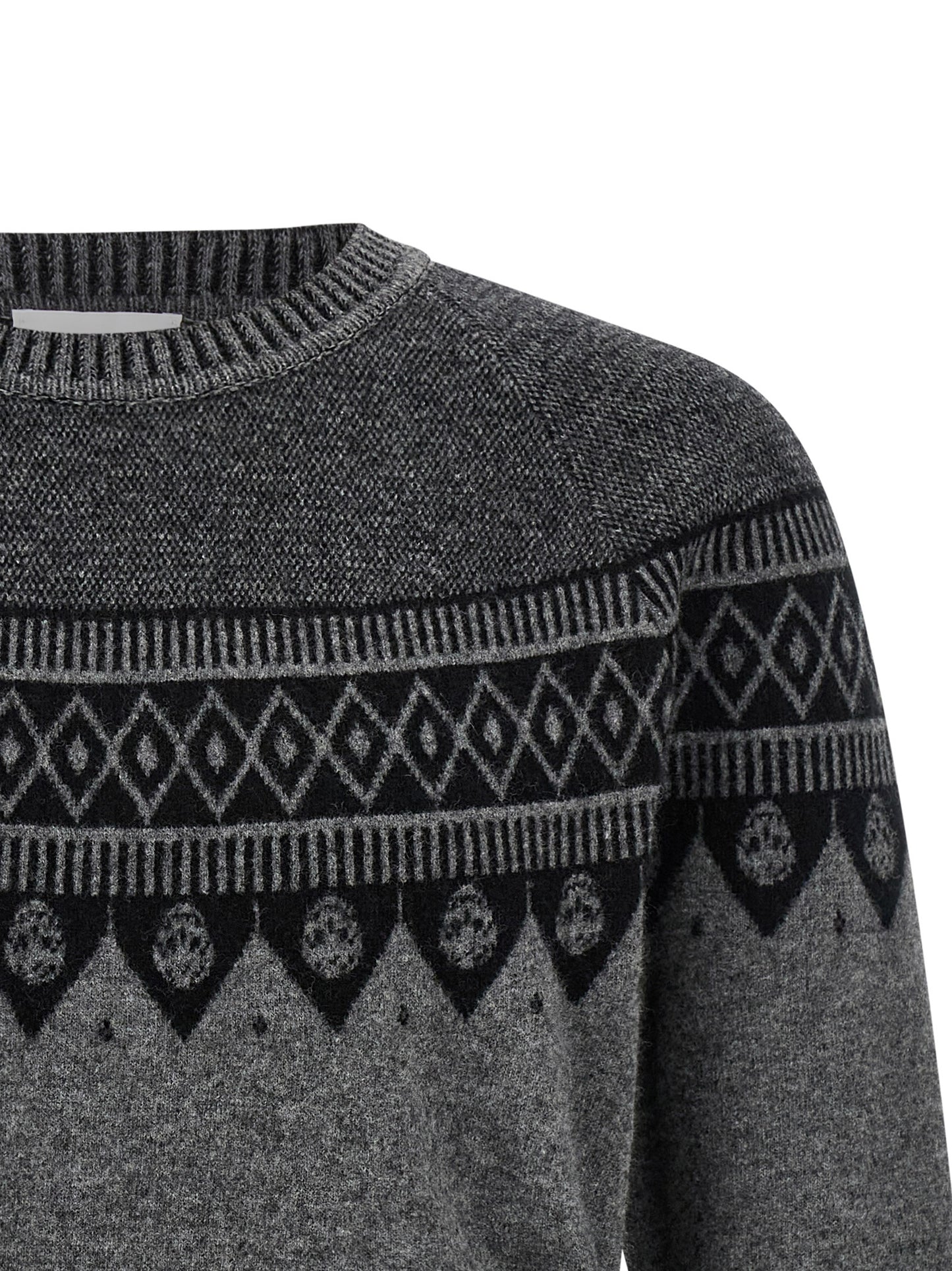 Cárdigan Alexander McQueen de Lana Gris