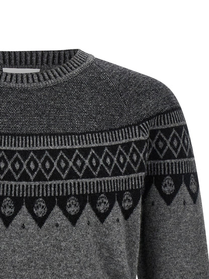 Cárdigan Alexander McQueen de Lana Gris