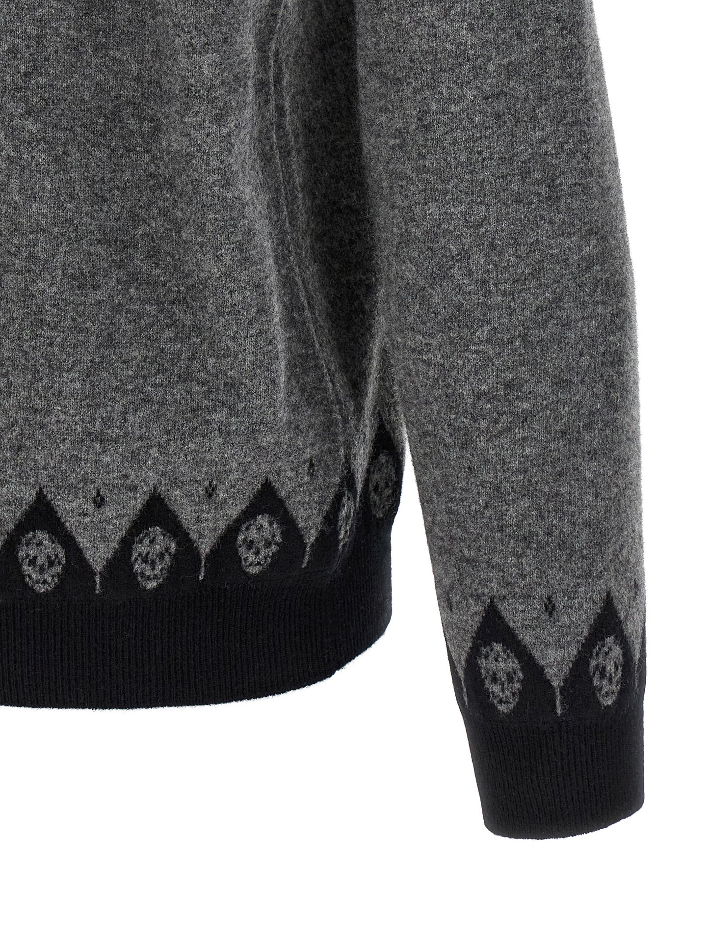 Cárdigan Alexander McQueen de Lana Gris