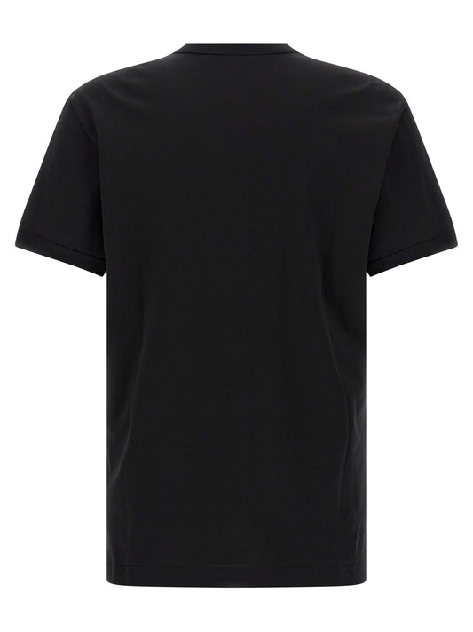 Camiseta de algodón negra Dolce & Gabbana