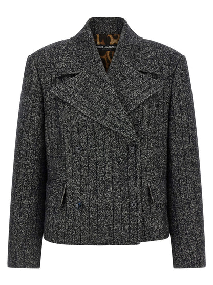 Blazer bicolor de elastano de Dolce & Gabbana