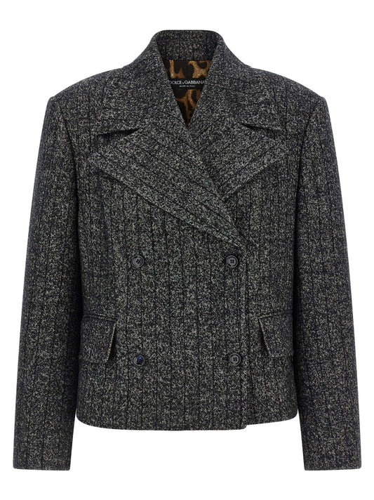 Blazer bicolor de elastano de Dolce & Gabbana