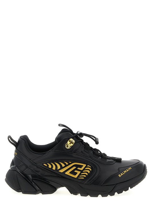Zapatillas deportivas de nylon negro Balmain
