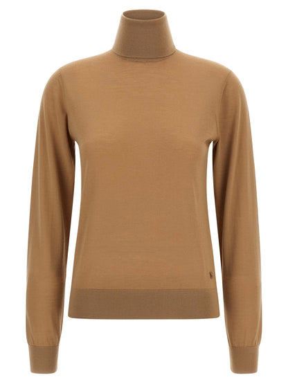 Cardigan en cachemire beige Dolce & Gabbana