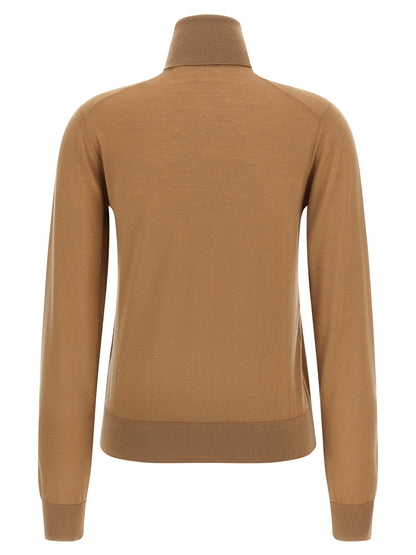 Cardigan en cachemire beige Dolce & Gabbana