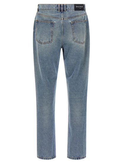Vaqueros Balmain de algodón azul