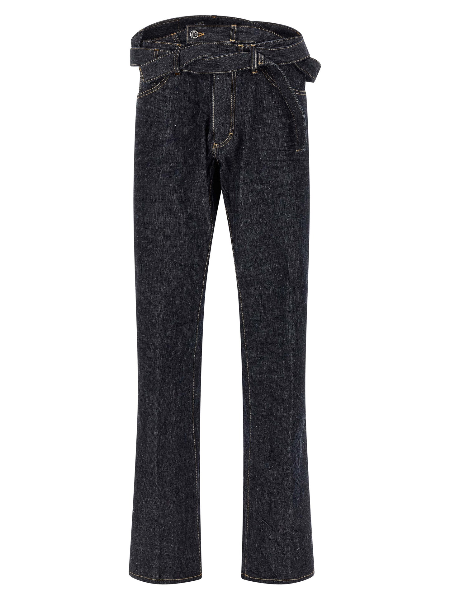 Jean droit Dsquared² en coton bleu