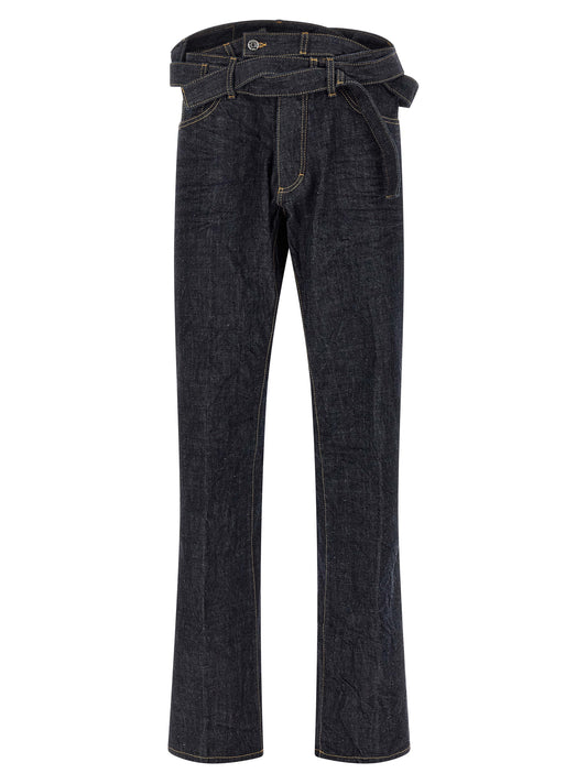 Vaqueros Dsquared² azules de algodón con pernera recta