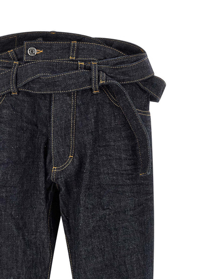 Jean droit Dsquared² en coton bleu