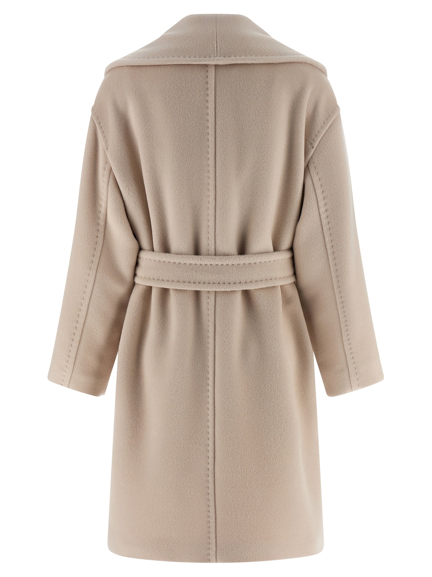 Abrigo de lana beige Max Mara