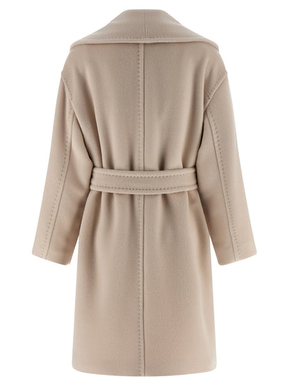 Abrigo de lana beige Max Mara