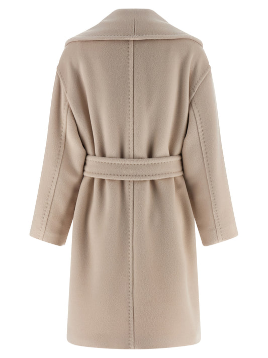Abrigo de lana beige Max Mara