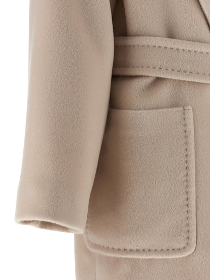 Abrigo de lana beige Max Mara
