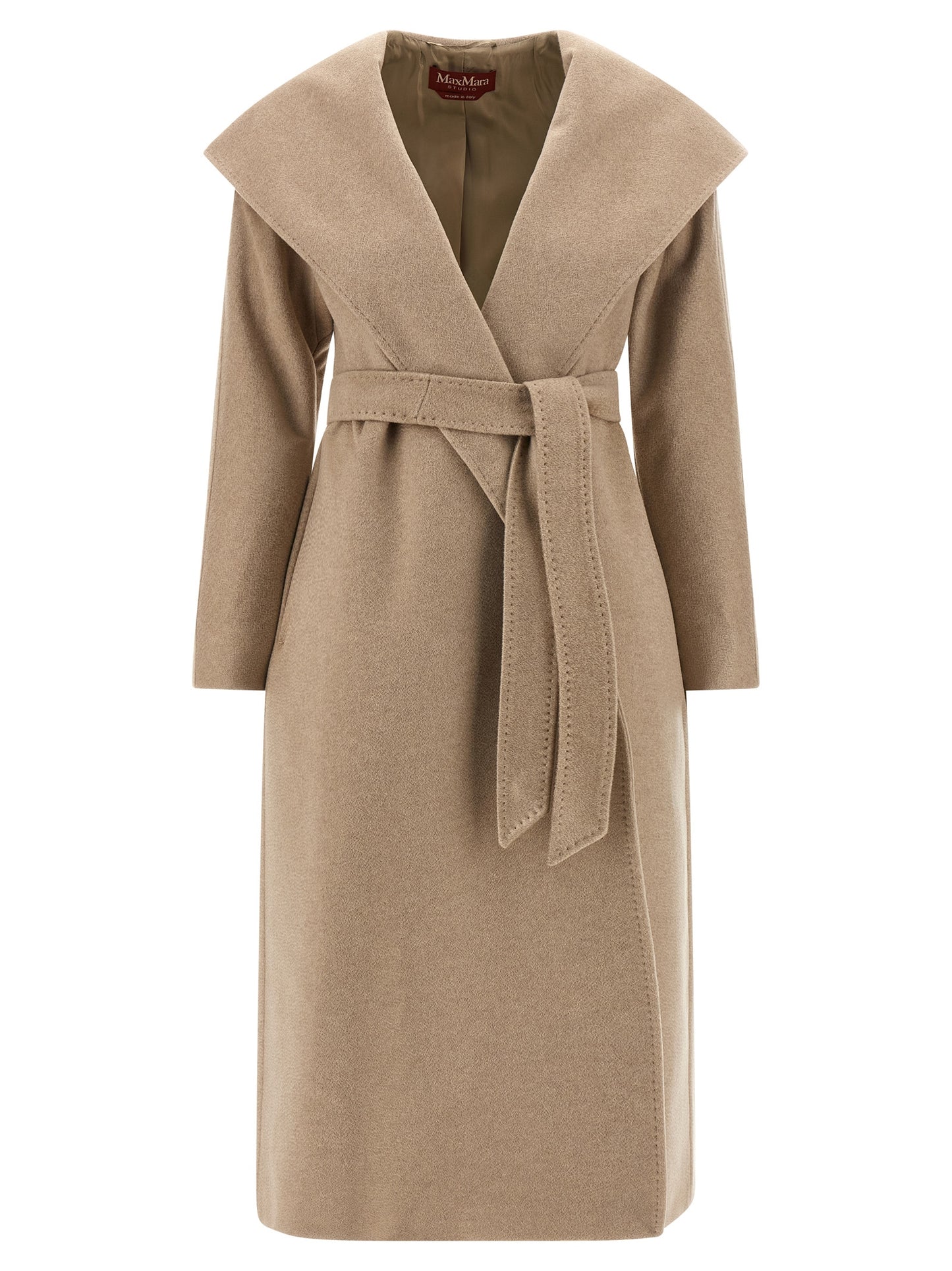Abrigo Max Mara de cachemir beige