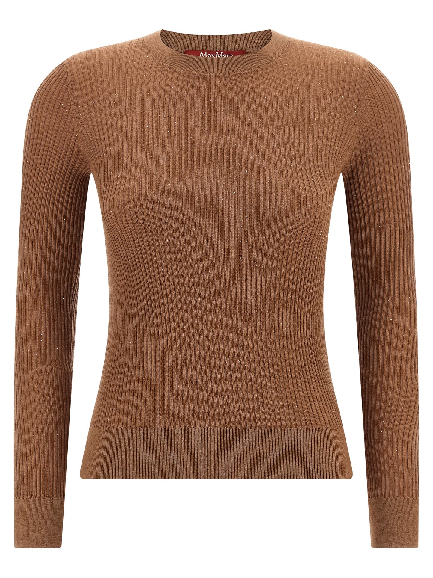 Cárdigan de seda beige Max Mara