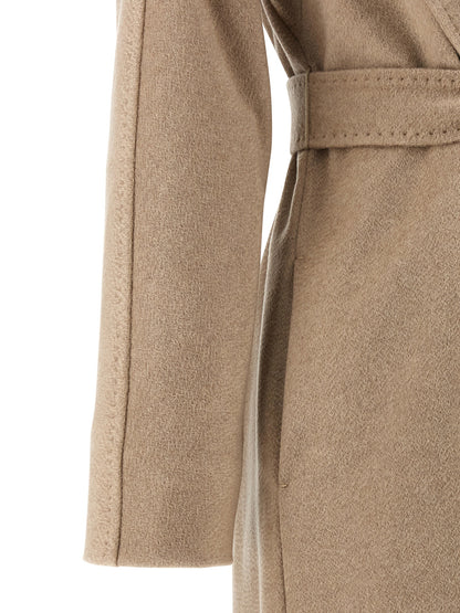 Abrigo Max Mara de cachemir beige