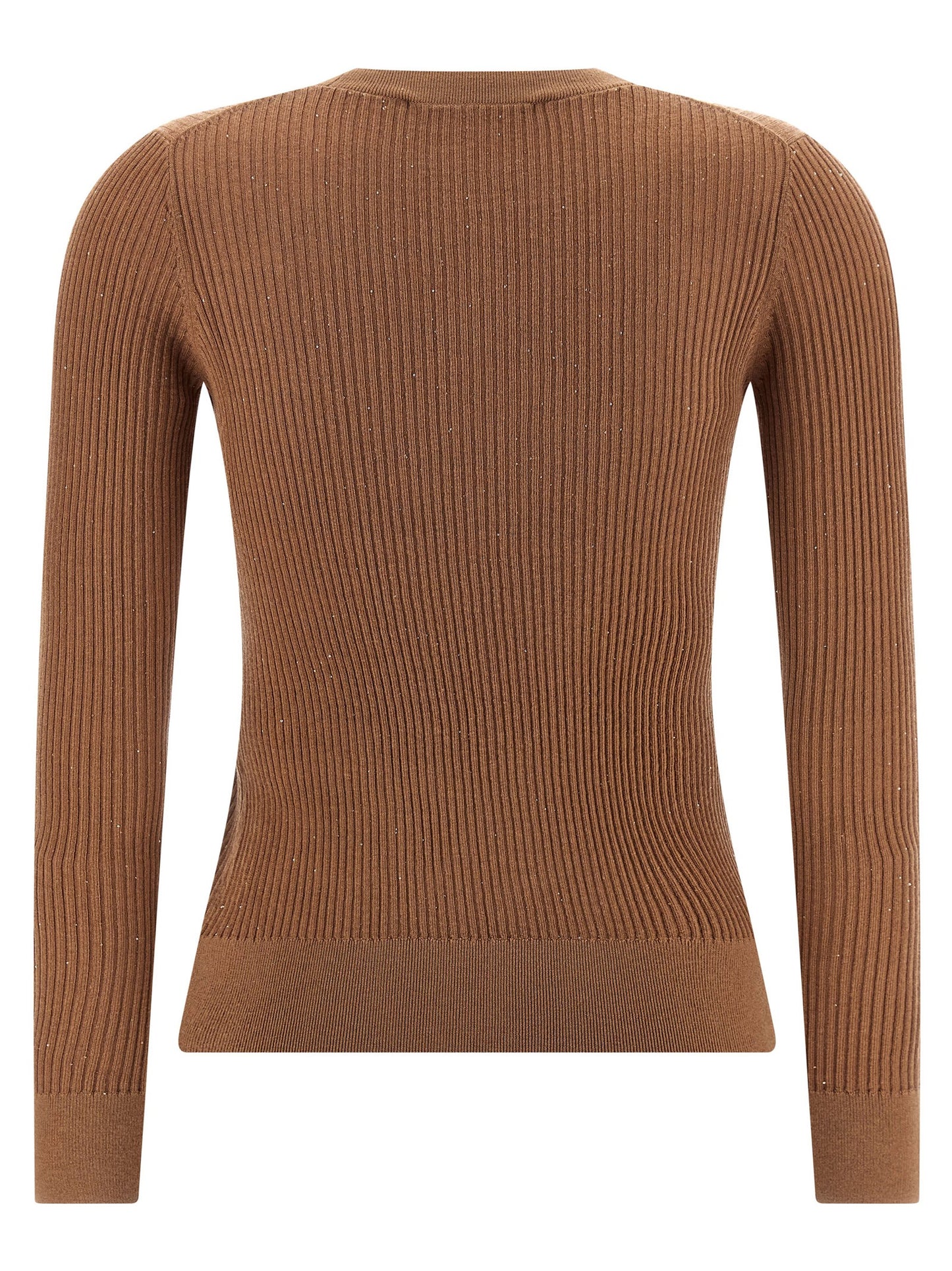 Cárdigan de seda beige Max Mara
