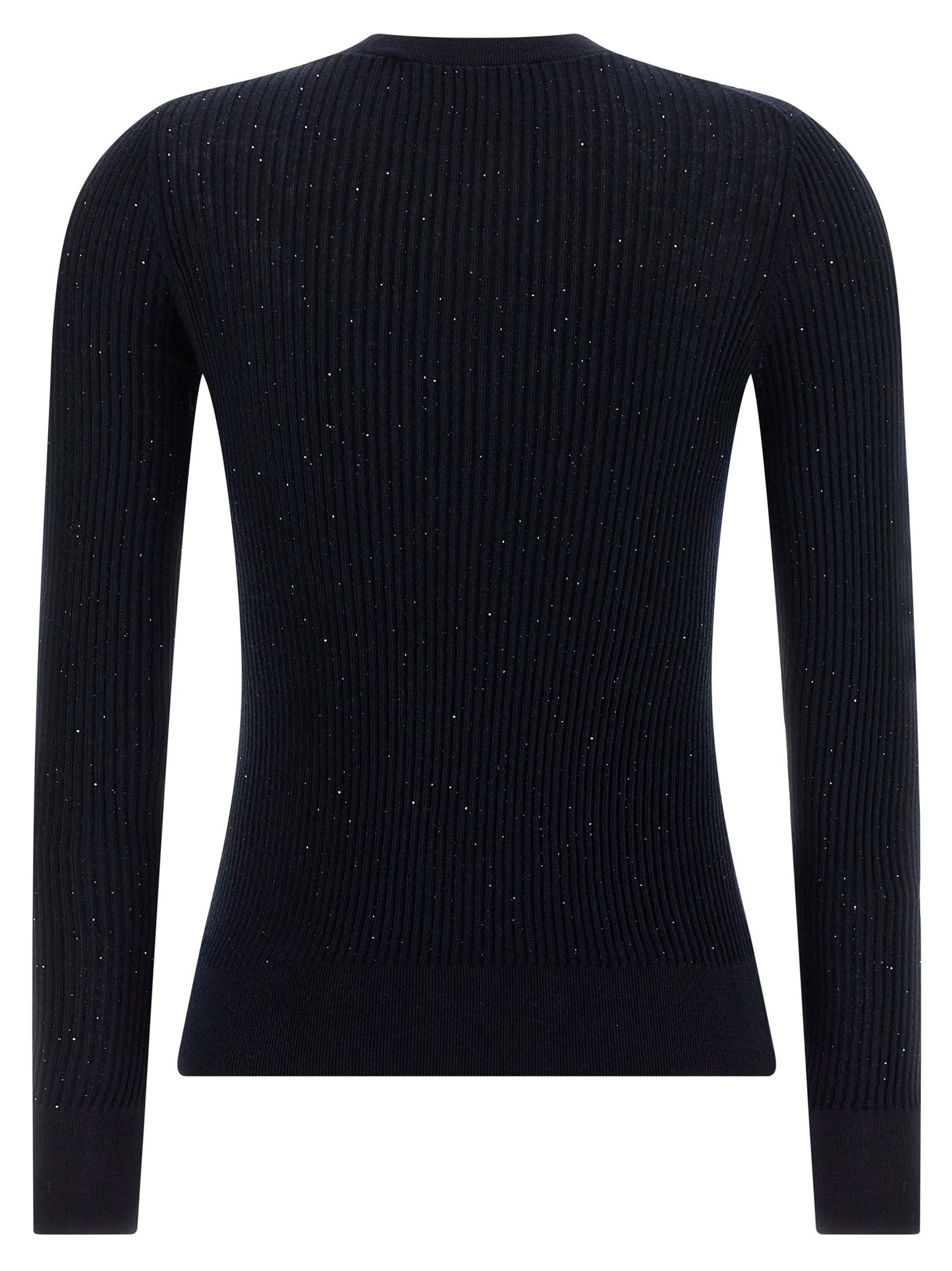 Cárdigan de seda azul Max Mara