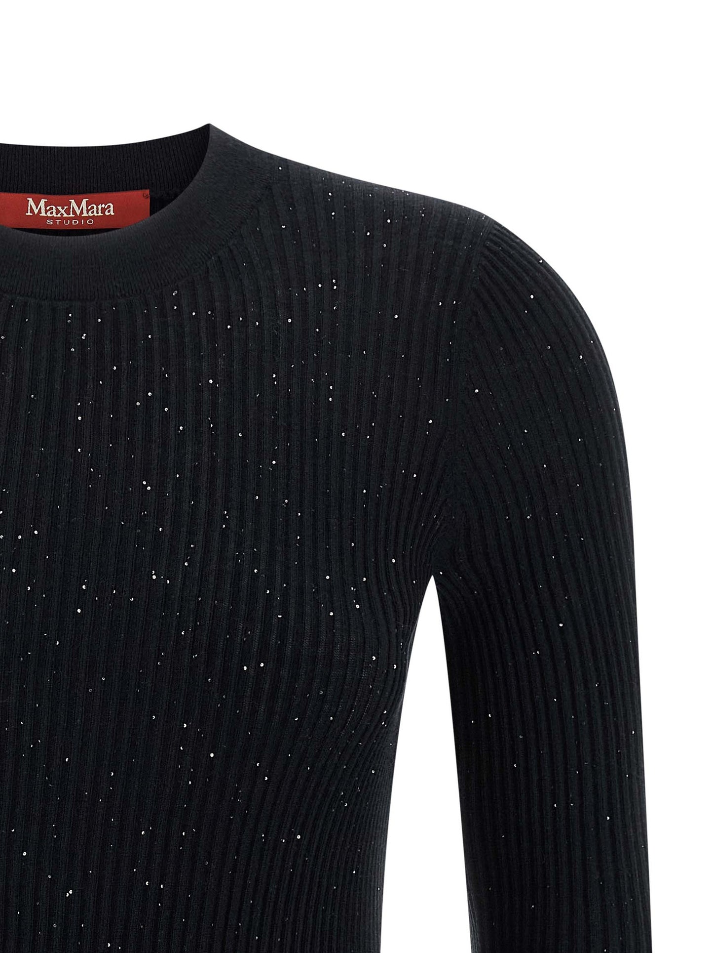 Cárdigan de seda negro de Max Mara