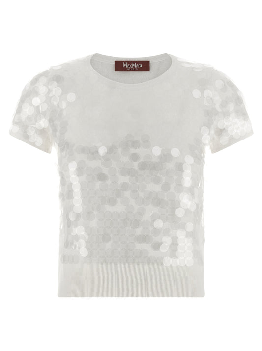 Cárdigan Max Mara de lana virgen blanco